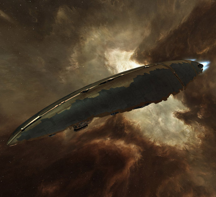 Ark - a cargo ship with a hyperdrive in EVE Online