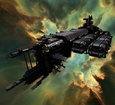 Industrial ship large tonnage Rorqual in EVE Online
